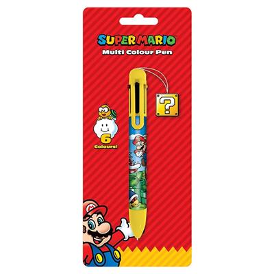 Pyramid Multi Colour Pen - Super Mario (Colour Block)