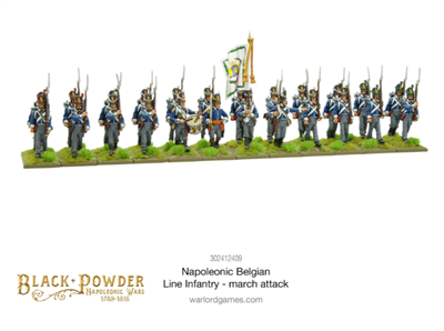 Black Powder - Napoleonic Belgian Line Infantry - EN