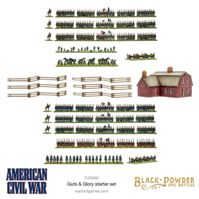 Black Powder Epic Battles - American Civil War Guts & Glory Starter Set - EN