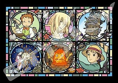 Stained glass Jigsaw Puzzle 208P Characters gallery - Howl's Moving Castle