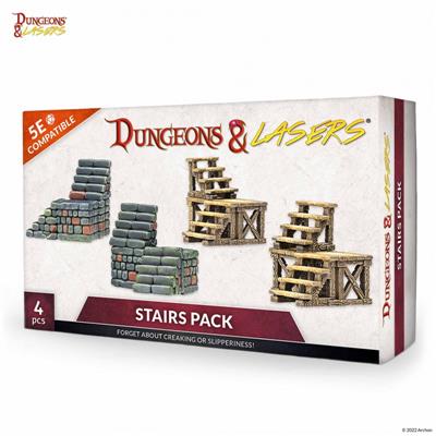 Dungeons & Lasers - Stairs Pack - EN