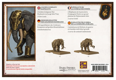 A Song of Ice And Fire – Golden Company War Elephants - DE/EN/ES/FR