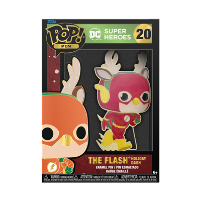 Funko POP! Pin DC: Holiday - Flash