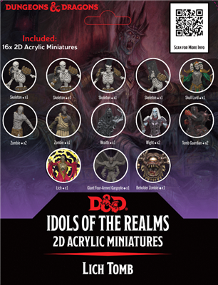 D&D Idols of the Realms: Lich Tomb - 2D Set - EN