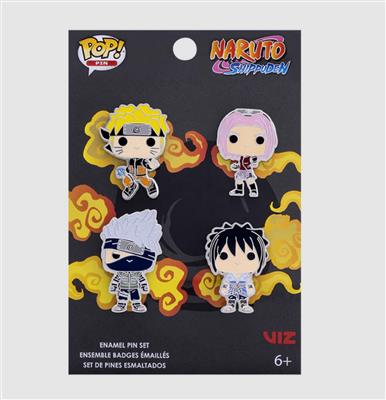 Funko POP! 4Pk Pin Set: Naruto - Team 7