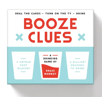 Booze Clues Drinking Game Set - EN
