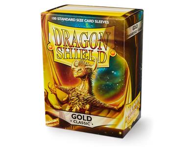 Dragon Shield Standard Sleeves - Gold (100 Sleeves)