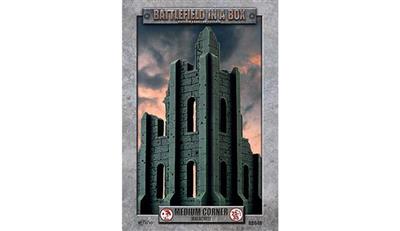 Battlefield in a Box: Gothic Battlefield - Medium Corner Ruin - Malachite (x1) - EN