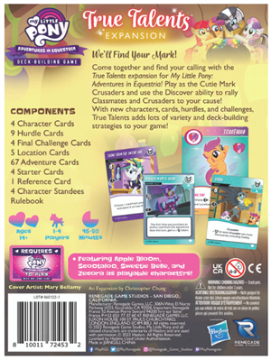 My Little Pony Adventures in Equestria Deck-Building Game True Talents Expansion - EN