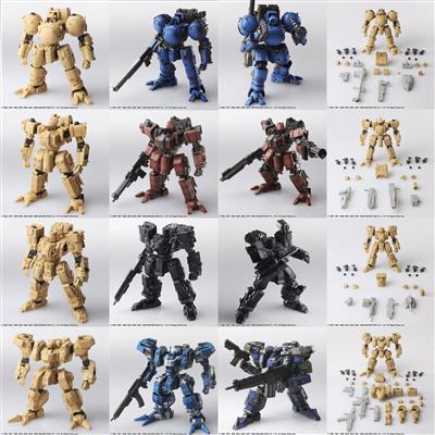 Front Mission Structure Arts 1/72 Scale Plastic Model Kit Series Vol. 4 (Display)