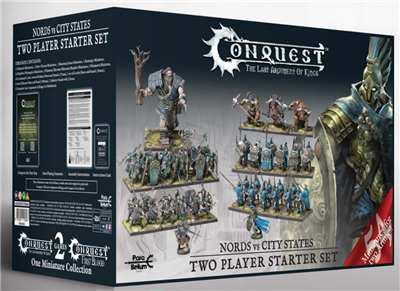 Conquest - TLAOK Two player Starter Set - Nords vs City States