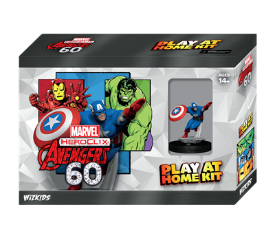 Marvel HeroClix: Avengers 60th Anniversary Play at Home Kit Captain America - EN