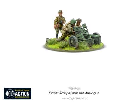 Bolt Action - Soviet 45mm Anti-Tank Gun - EN