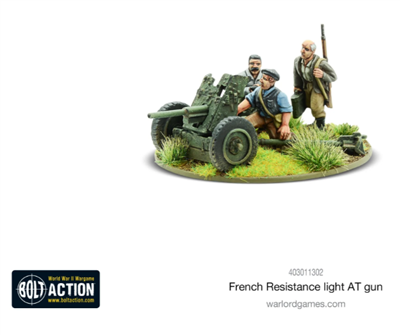 Bolt Action - French Resistance light anti-tank gun - EN