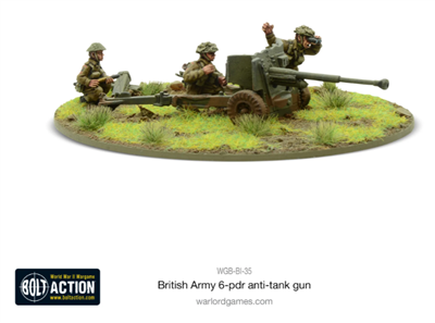 Bolt Action - British Army Six Pounder AT Gun - EN