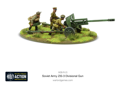 Bolt Action - Soviet ZIS-3 76mm Divisional Gun - EN