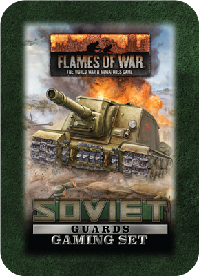 Flames of War: Soviet Guards Gaming Set (x20 Tokens, x2 Objectives, x16 Dice) - EN