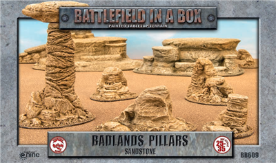 Battlefield in a Box - Badlands Pillars
