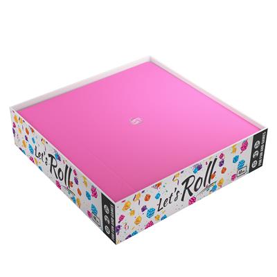 Gamegenic - Magnetic Dice Tray Square Black/Pink