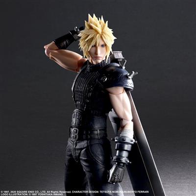 Final Fantasy VII Remake Play Arts Kai Action Figure Cloud Strife Ver. 2