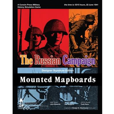 The Russian Campaign Mounted Mapboards - EN