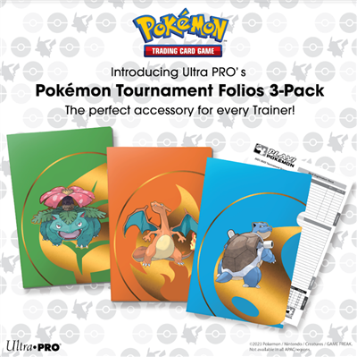 UP - 3-pack Tournament Folio (Series 1) for Pokémon