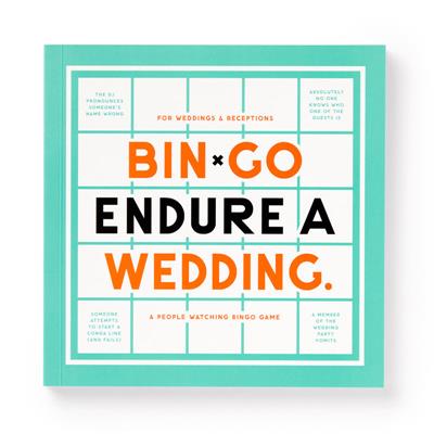 Bin-go Endure A Wedding Bingo Book - EN