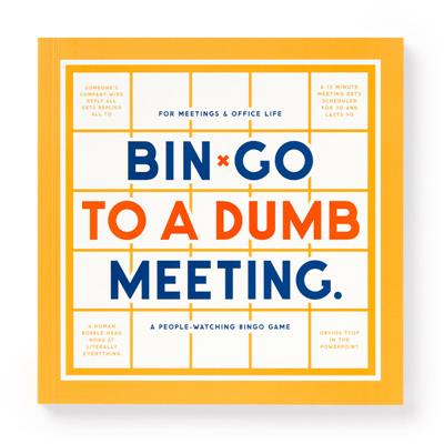 Bin-go To A Dumb Meeting Bingo book - EN