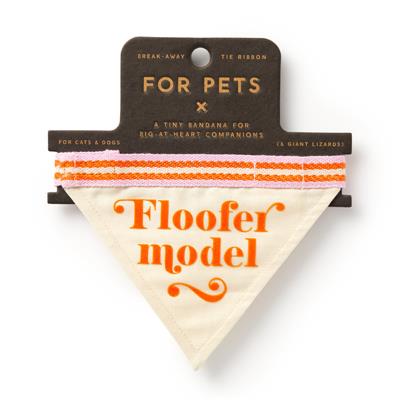 Floofer Model Small Pet Bandana - EN