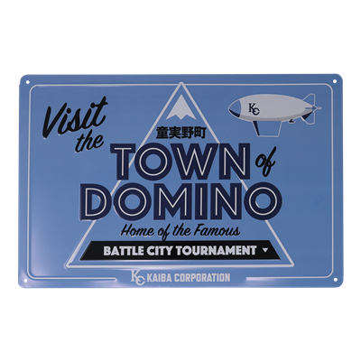 Yu-Gi-Oh! Domino Town Tin Sign