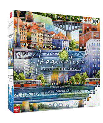 Imagination: Tytus Brzozowski Warsaw Bridges Puzzle 1000pcs