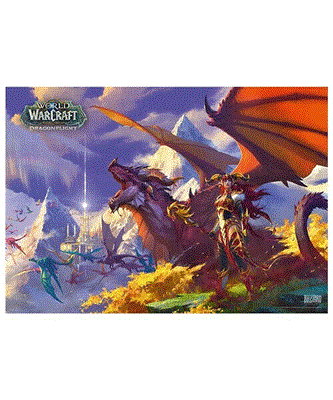 Gaming Puzzle: World of Warcraft Dragonflight Alexstrasza Puzzle 1000pcs