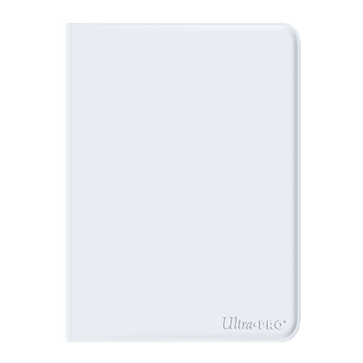 UP - Vivid 12-Pocket Zippered PRO-Binder: White