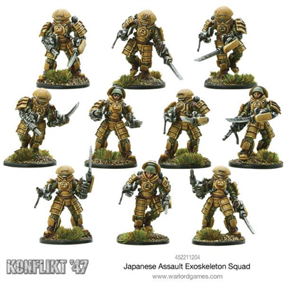 Konflikt 47 - Japanese Assault Exoskeleton Squad - EN