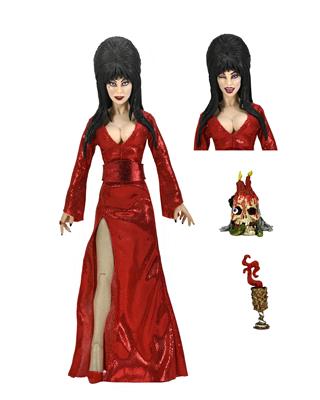 Elvira – 8” Clothed Action Figure – Elvira Red, Fright, and Boo