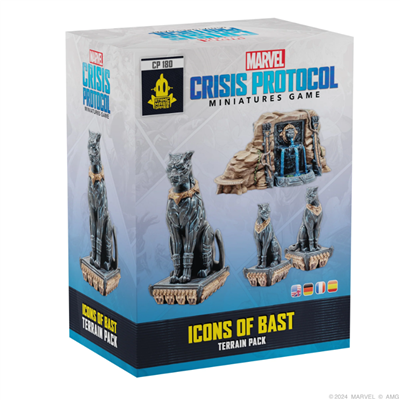 Marvel Crisis Protocol: Icons of Bast Terrain Pack - EN/DE/FR/SP