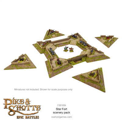 Pike & Shotte Epic Battles - Star Fort Scenery Pack - EN