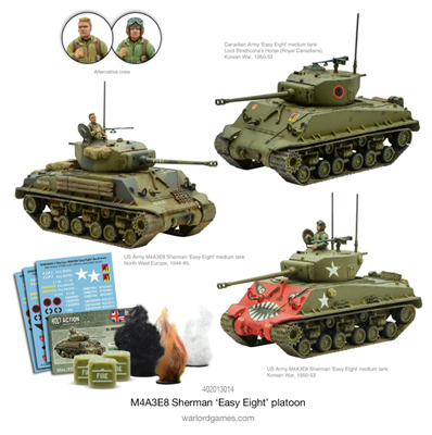 Bolt Action - M4A3E8 Sherman Easy Eight Platoon - EN