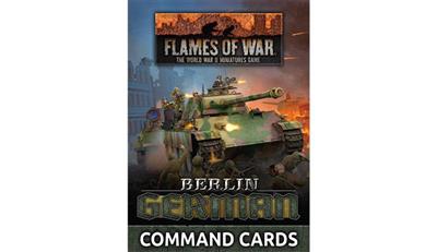 Flames Of War: Berlin: German Command Cards - EN