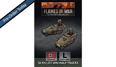 Flames Of War: Sd Kfz 251 Uhu Half-tracks - EN