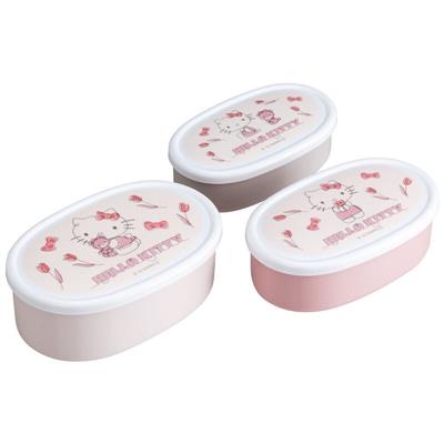 Set of 3 Lunch Box Kittty-chan - Hello Kitty