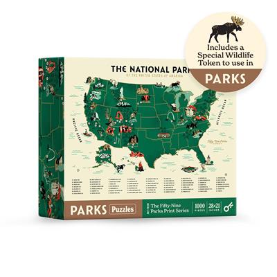 Parks Puzzles – National Parks Map