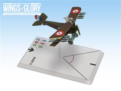 WW1 Wings of Glory Nieuport 16 De Guibert Airplane Pack - EN