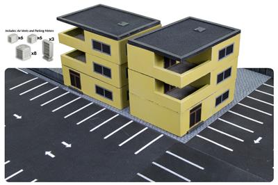 Modern Terrain Bundle 3: Apartments & Parking - EN
