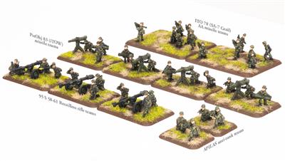 World War III: Team Yankee - Weapons Platoons (x38 figures) - EN