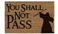 You Shall Not Pass Doormat 60X40 The Lord Of The Rings