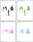 30MS OPTION HAIR STYLE PARTS Vol.9 ALL 4 TYPES