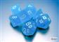 Chessex Frosted Mini-Polyhedral Caribbean Blue/white 7-Die Set