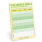 Knock Knock This Week's Meals Big & Sticky Notepads