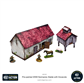 Bolt Action: Pre-Painted WWII Normandy Stable With Dovecote - EN